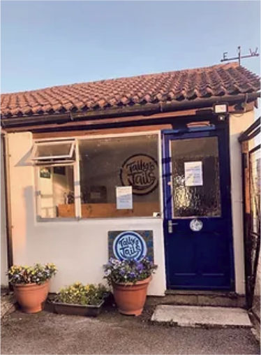 Front of the Tallys Tails grooming parlour